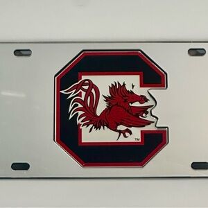 University of South Carolina Gamecocks mirrored license plate (Licensed)